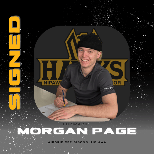 Nipawin Hawks Add Grit and Skill with Signing of Forward Morgan Page