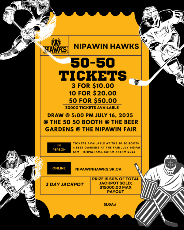 Support the Hawks – 50/50 Now Live