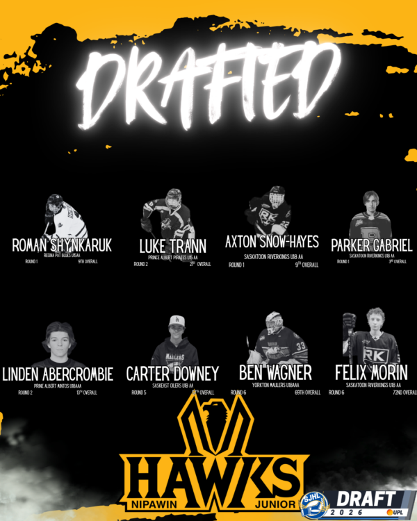 Hawks Add Eight Players Through SJHL Draft